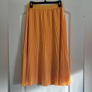 NWOT J. Crew Vibrant Yellow A-Line Skirt
